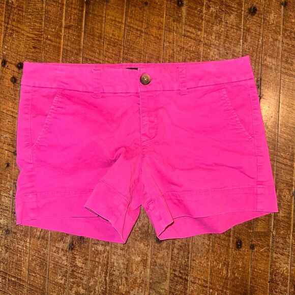 American Eagle midi 10 stretch pink barbiecore shorts - Picture 1 of 3